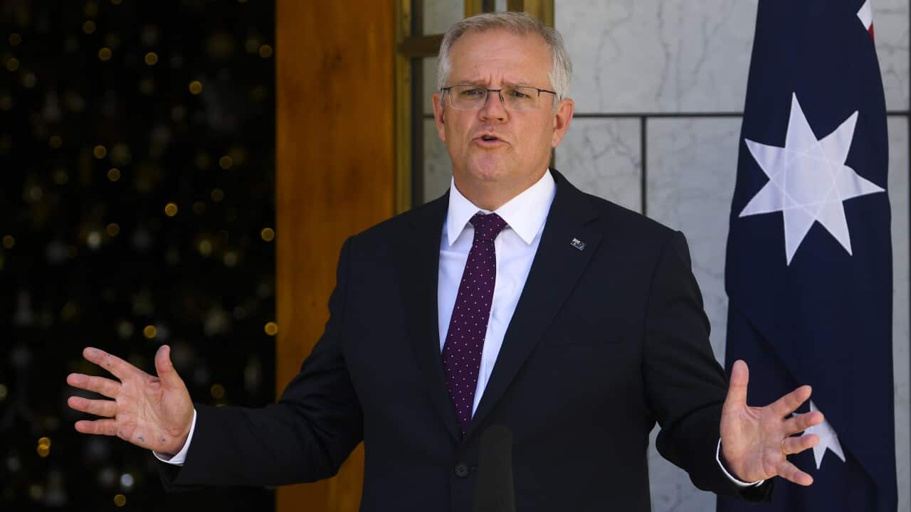Scott Morrison announces the reset of the 'close contact' criteria.