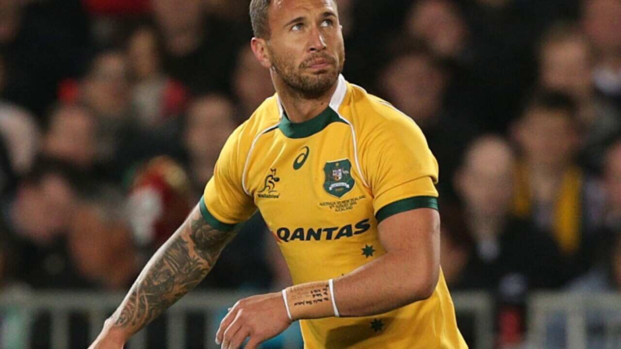 Australia`s Quade Cooper.