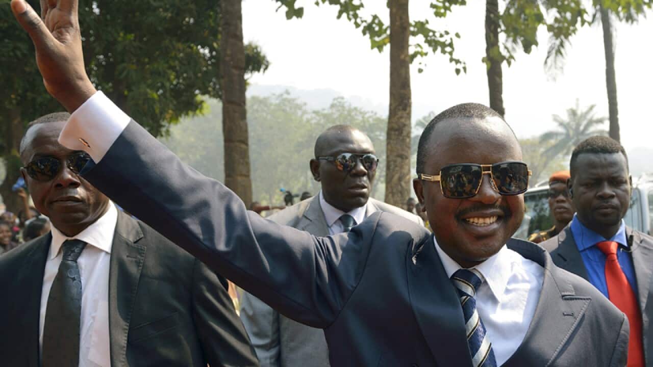Acting Central African Republic president Alexandre-Ferdinand Nguendet