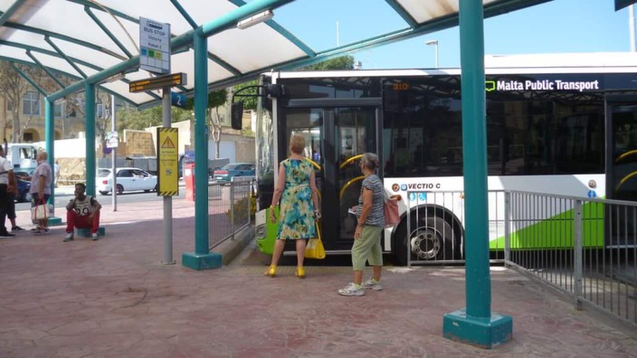 Bus terminus, Victoria Gozo