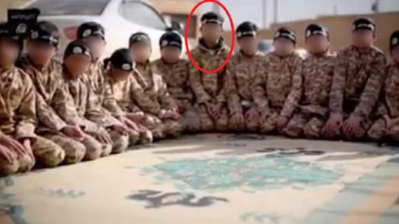 Yazidi boys captured by IS