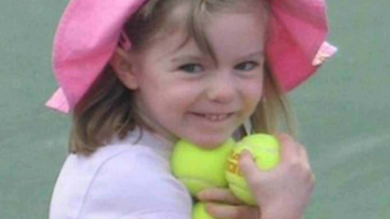 Supplied photo of abducted girl Madeleine McCann