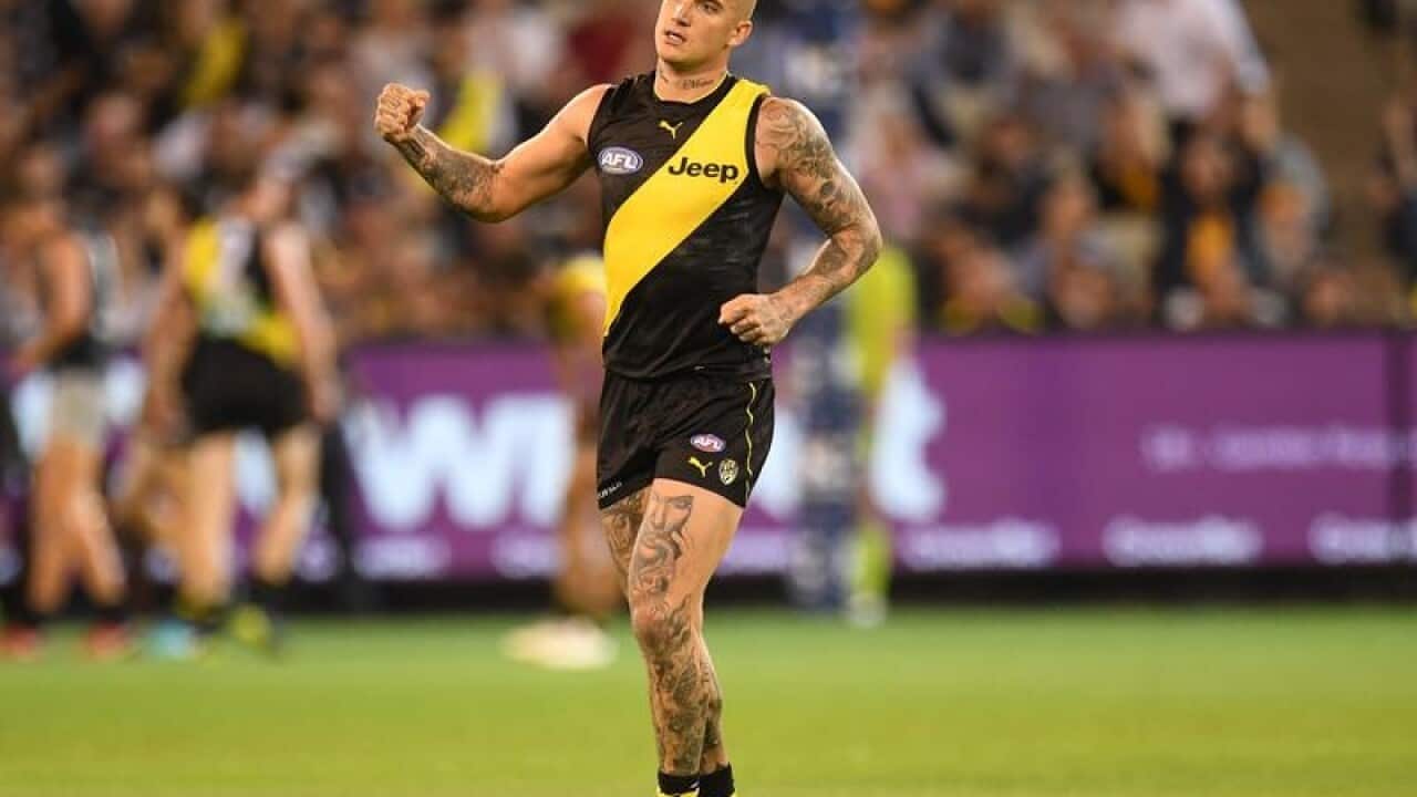Dustin Martin of the Tigers.