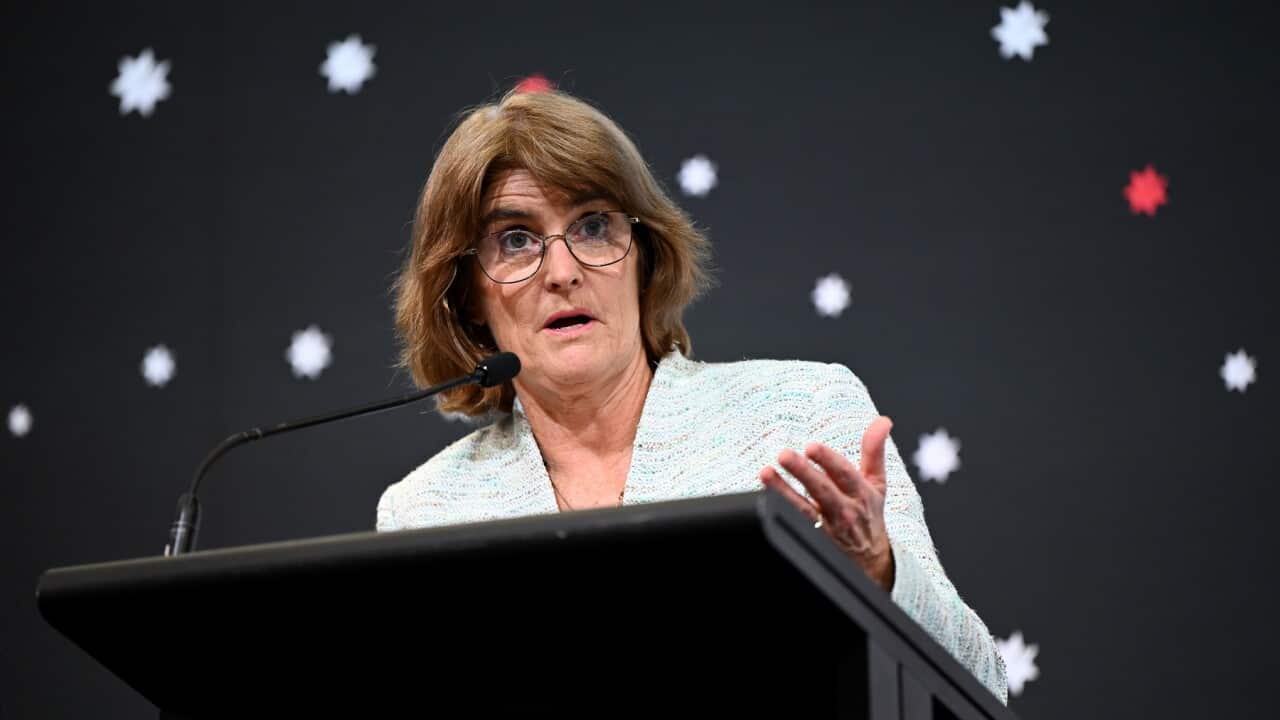 Reserve Bank of Australia (RBA) Governor Michele Bullock delivers a speech on the costs of high inflation (AAP).