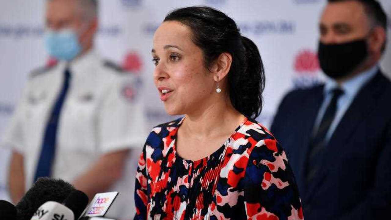 NSW Deputy Chief Health Officer Dr Marianne Gale speaks to the media during a press conference in Sydney