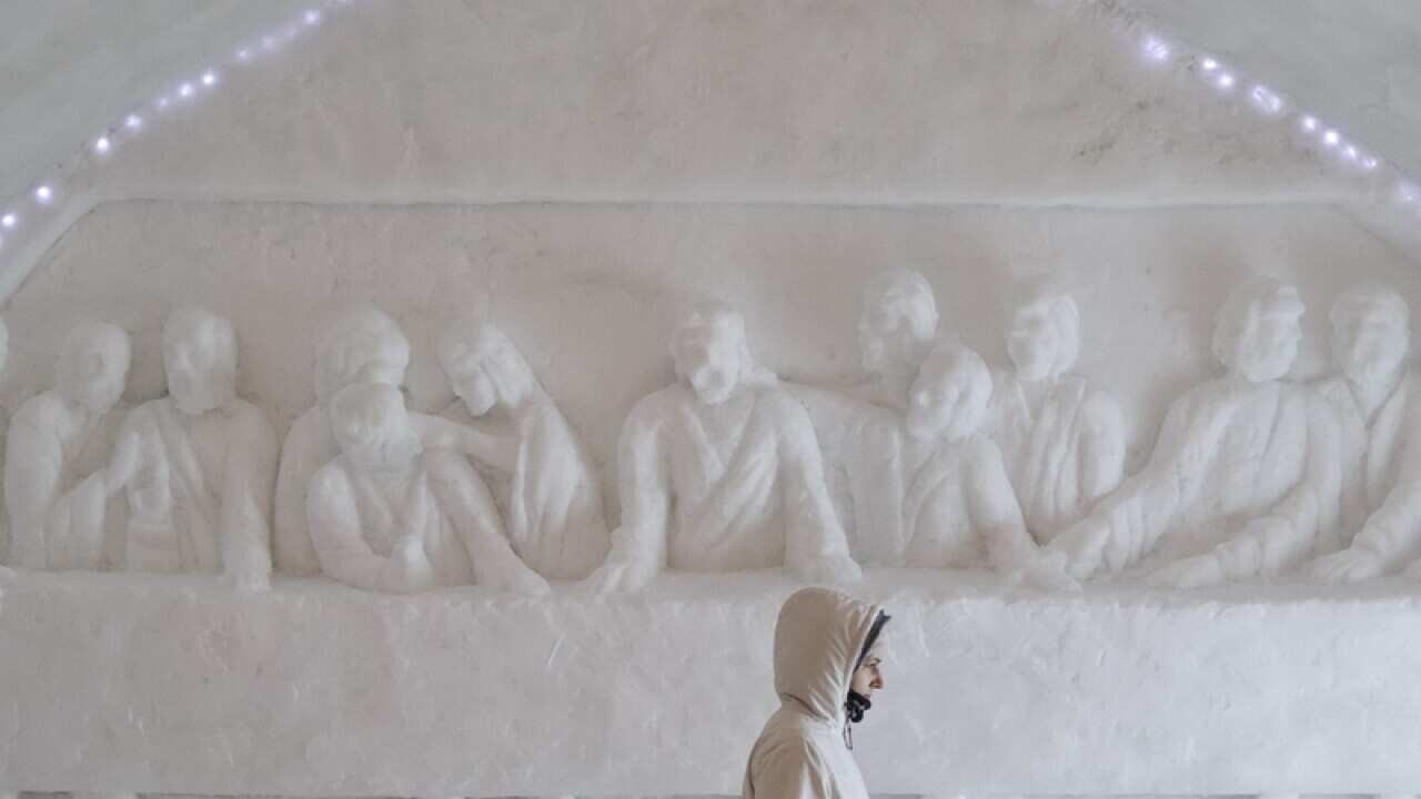 An Ice Church in Romania