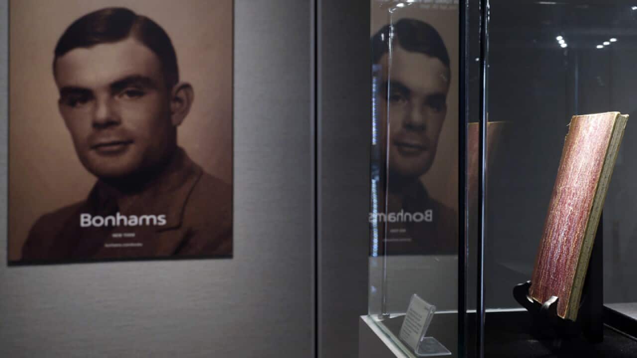 a notebook of British mathematician Alan Turing