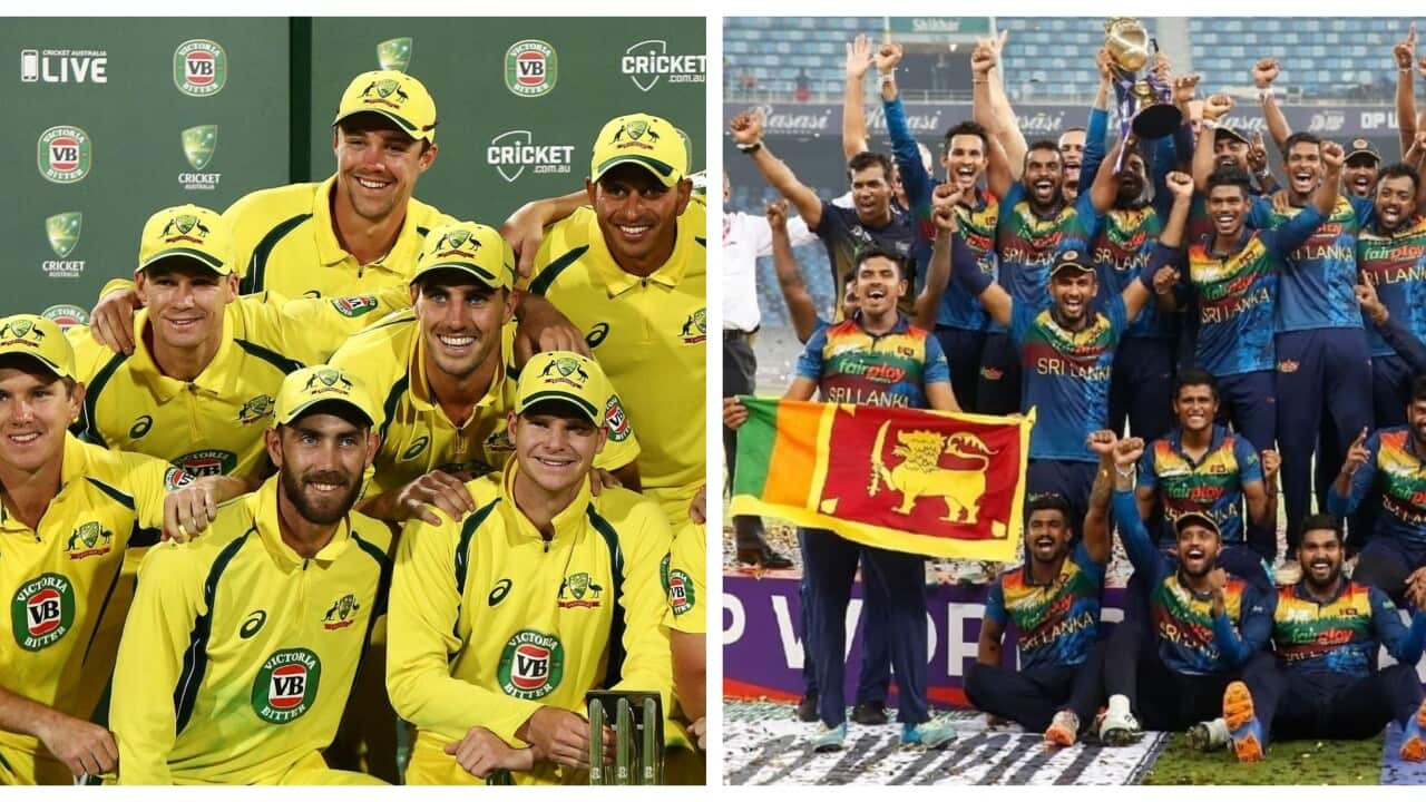 Australia and Sri Lanka Cricket teams