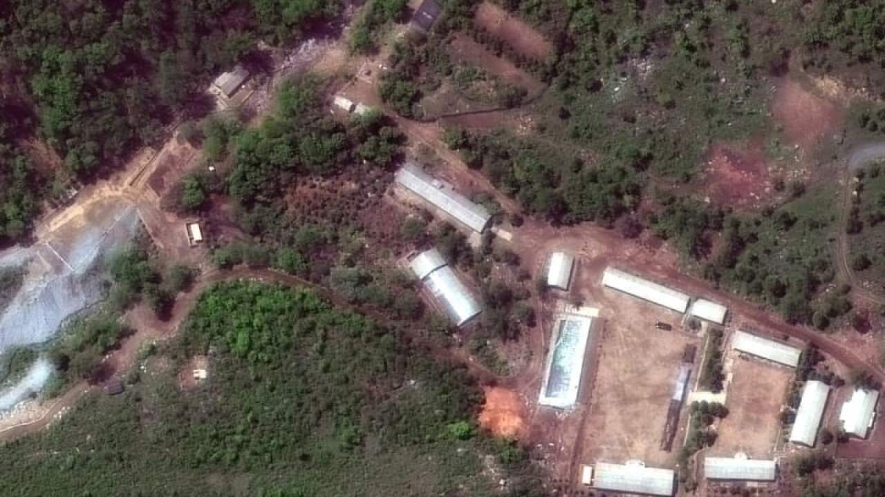 The Punggye-ri test site in North Korea.