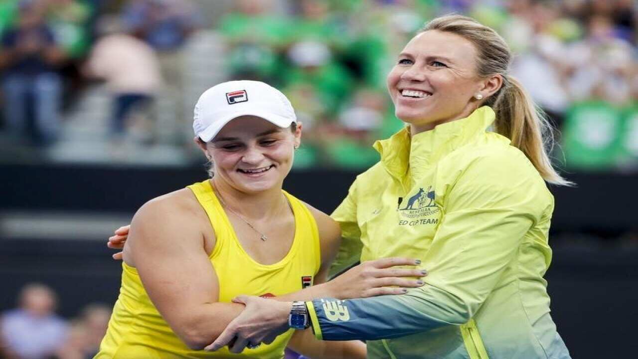 Ashleigh Barty and Alicia Molik