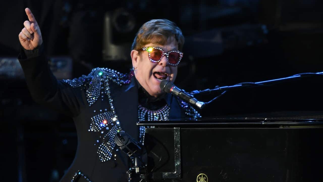 Elton John performs during A Day On The Green music festival at Mt Duneed Estate in Geelong, Saturday, 7 December,  2019