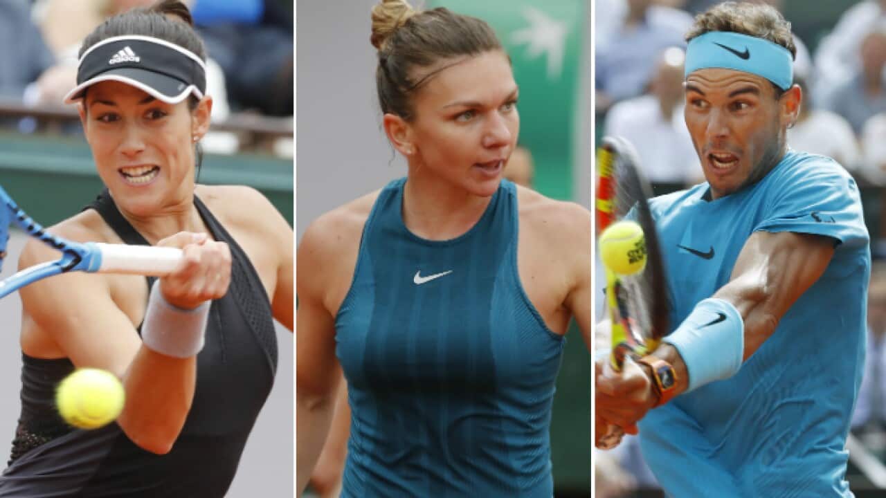 Muguzura Halep Nadal