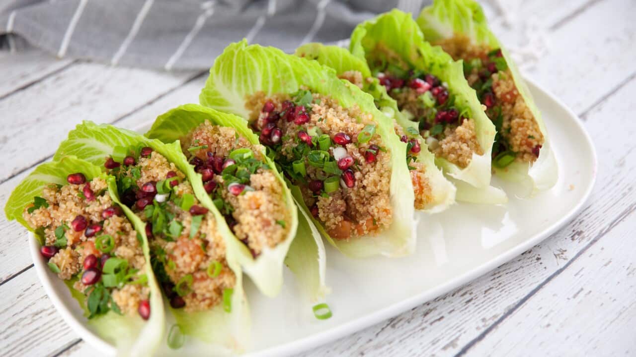 Middle Eastern quinoa salad