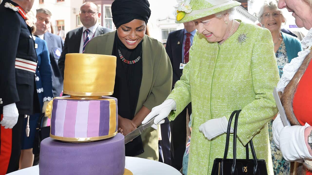 Queen Elizabeth's 90th birthday cake