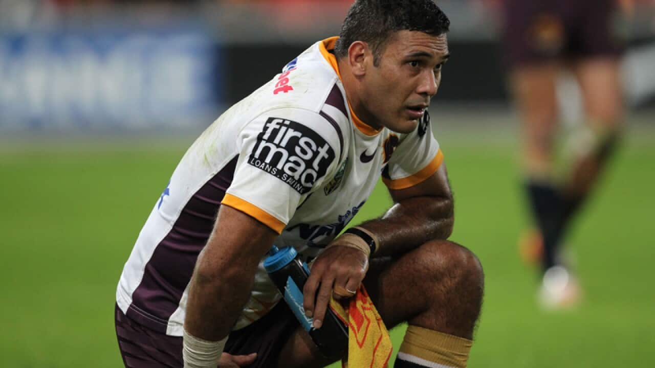 Justin Hodges during a match.