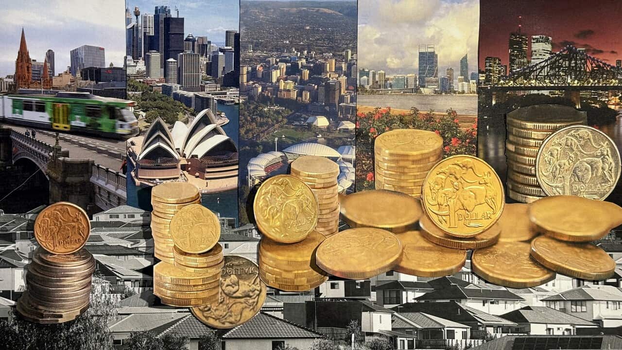 AUSTRALIAN HOUSING MARKET PEAK VALUES ILLUSTRATION