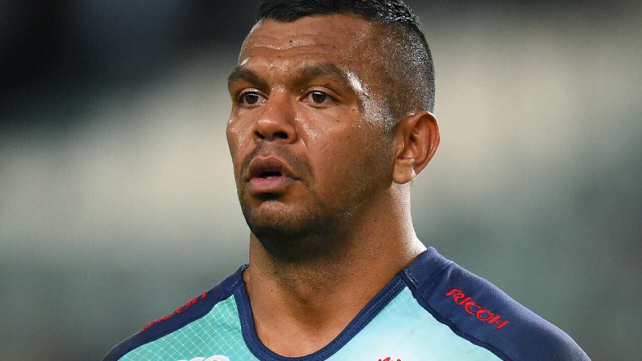 The Waratahs' Kurtley Beale.