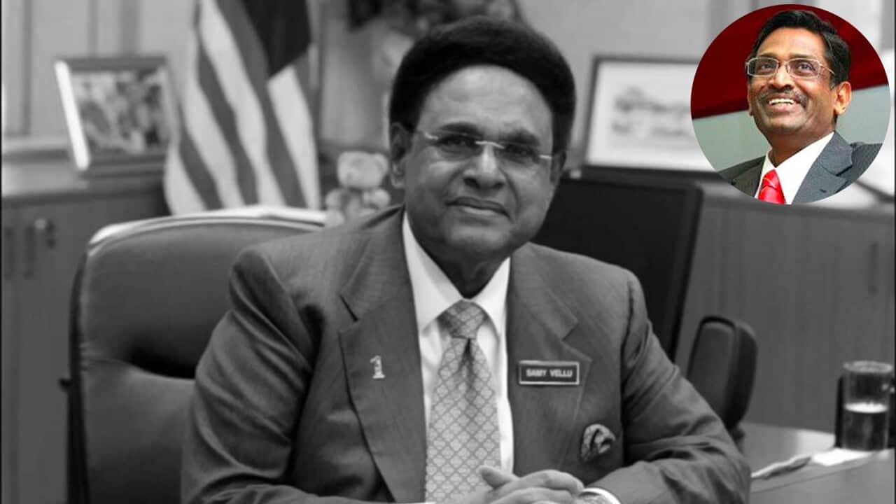 Tun Samy Vellu (8 May 1995 – 18 March 2008); inset: Subramaniam Sathasivam