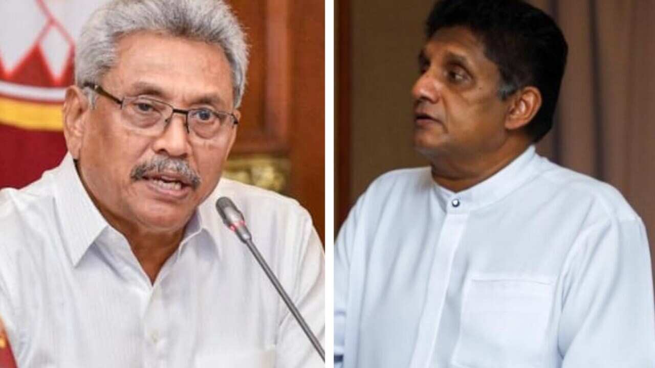 As the government prepares to hold provincial council elections, the President blames Sajith over the phone