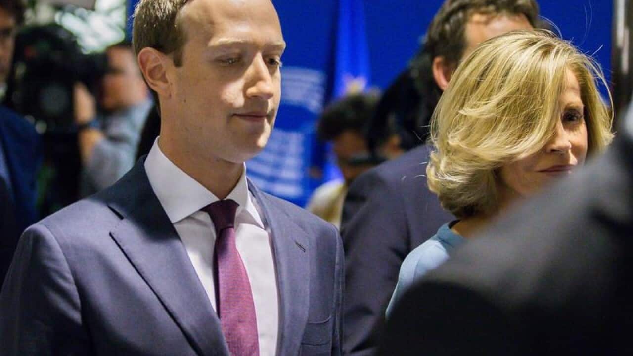 Mark Zuckerberg leaves the European parliament