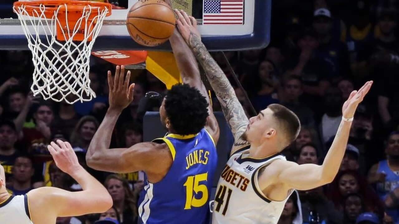 Juancho Hernangomez and Damian Jones