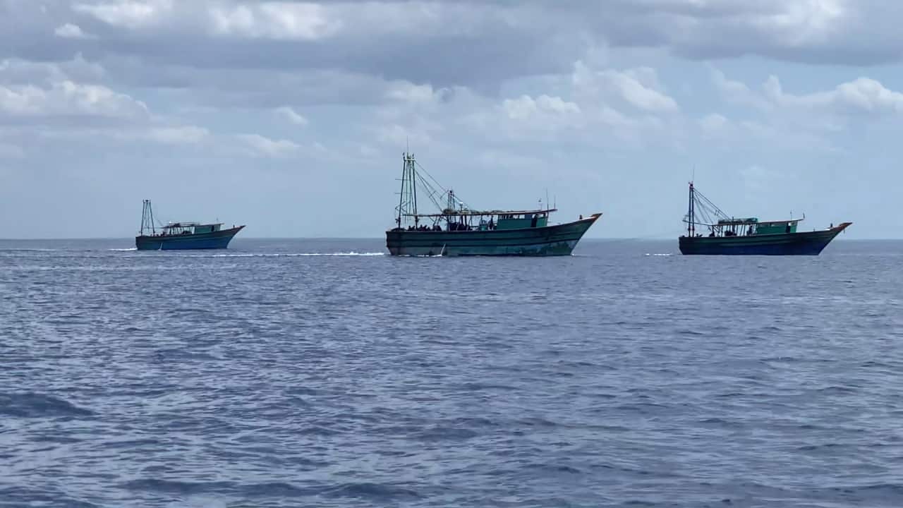 Indian Fishing boats in Sri Lankan Waters