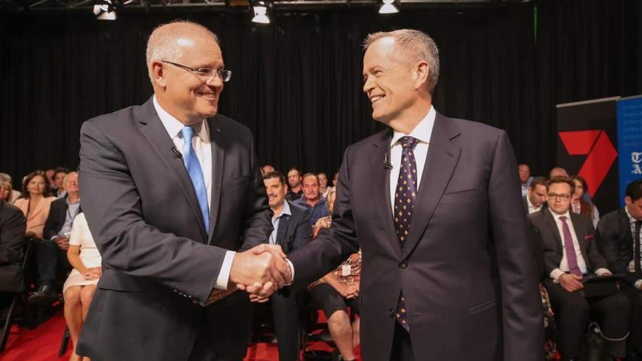 Prime Minister Scott Morrison and Opposition Leader Bill Shorten