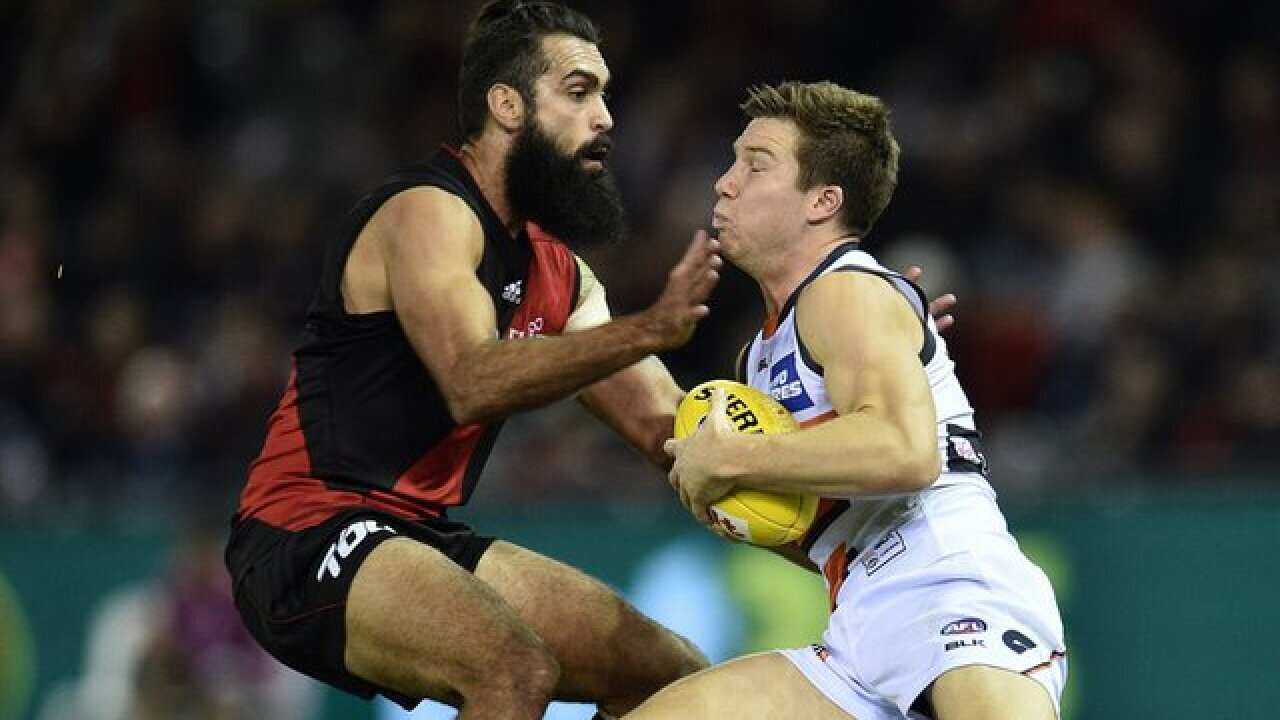 Courtney Dempsey while playing for Essendon
