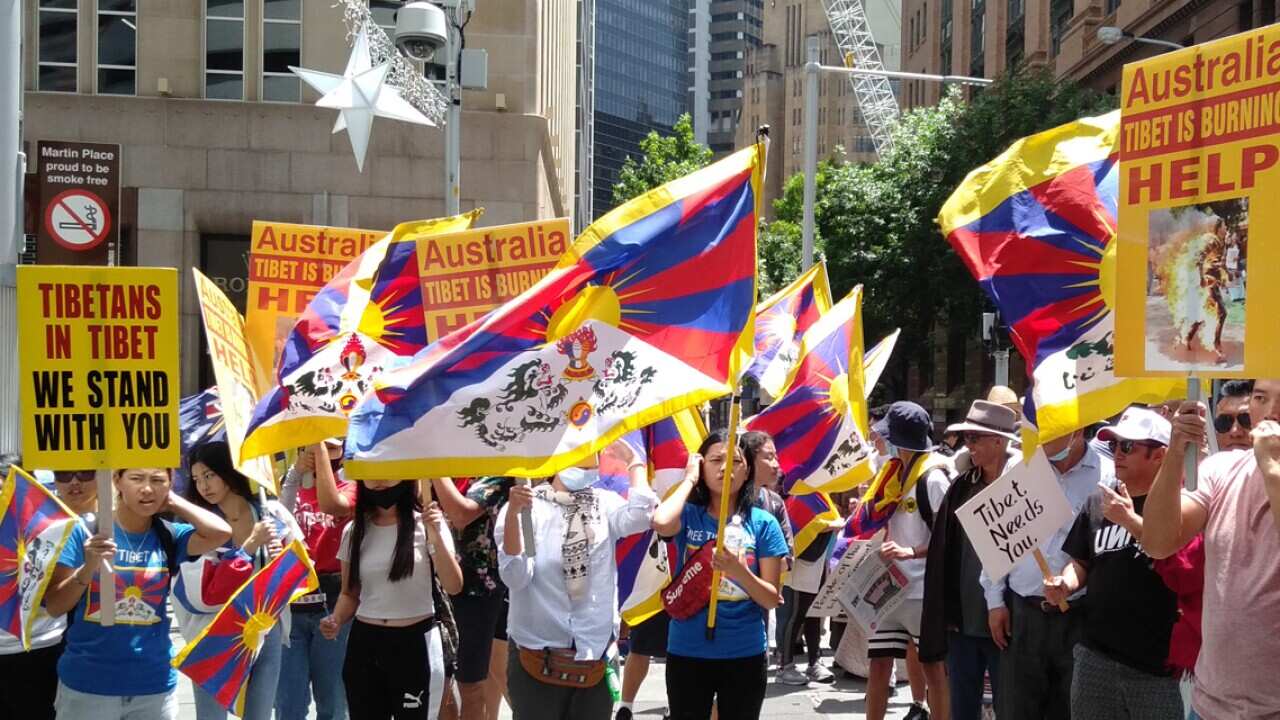 Tibetans Protesting to CCP