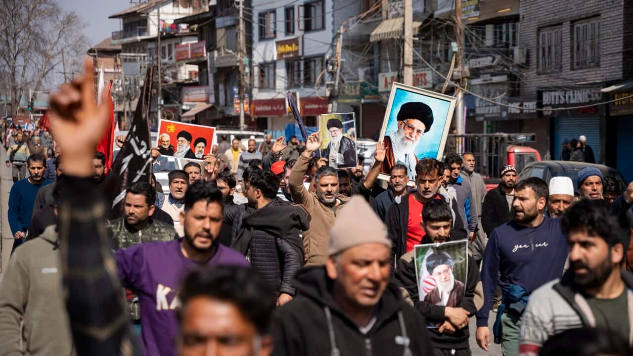 Massive Protests Erupt Across Kashmir After Killing of Iran’s Supreme Leader Ayatollah Khamenei