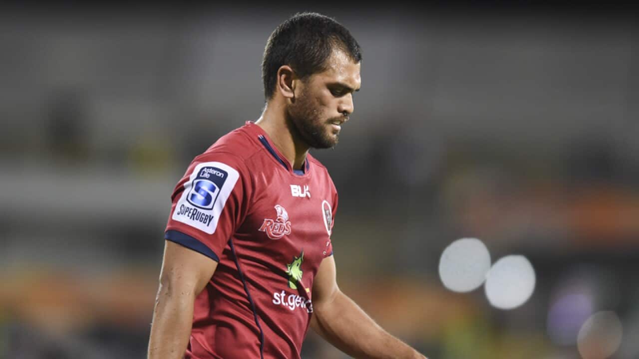 Reds player Karmichael Hunt