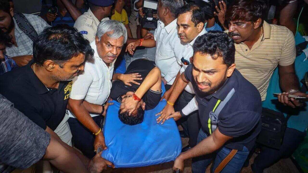 Tamil Nadu minister Senthil Balaji being arrested
