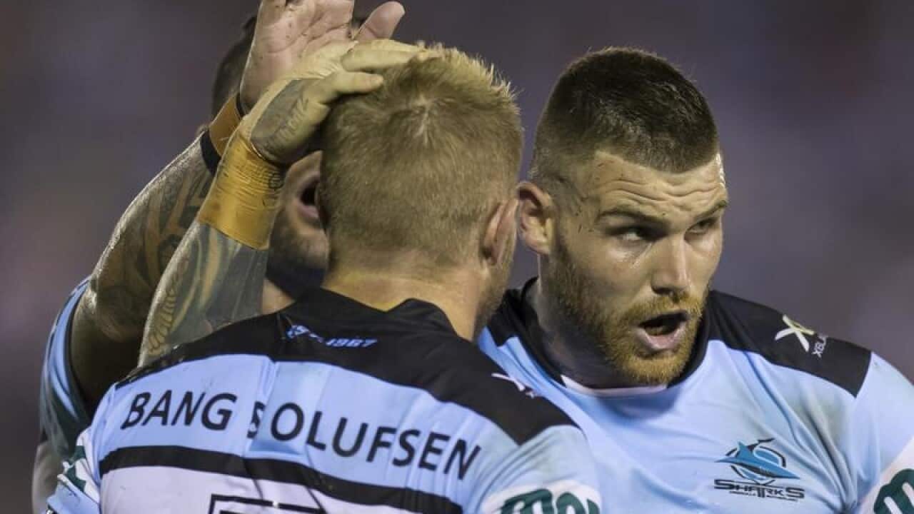 Joshua Dugan of the Sharks.