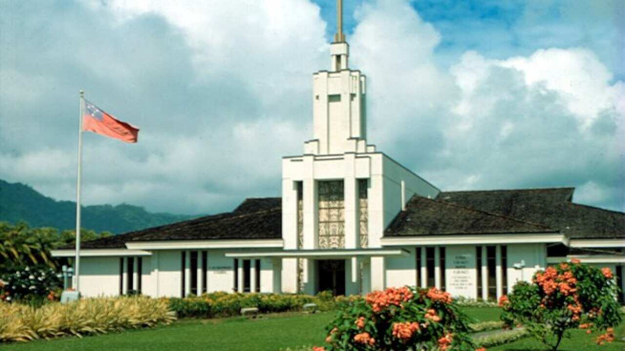 Malumalu Sa tuai o le Ekalesia a Iesu Keriso o le 'Au Pa'ia o Aso e Gata ai. Image by Wikimedia Commons..jpg