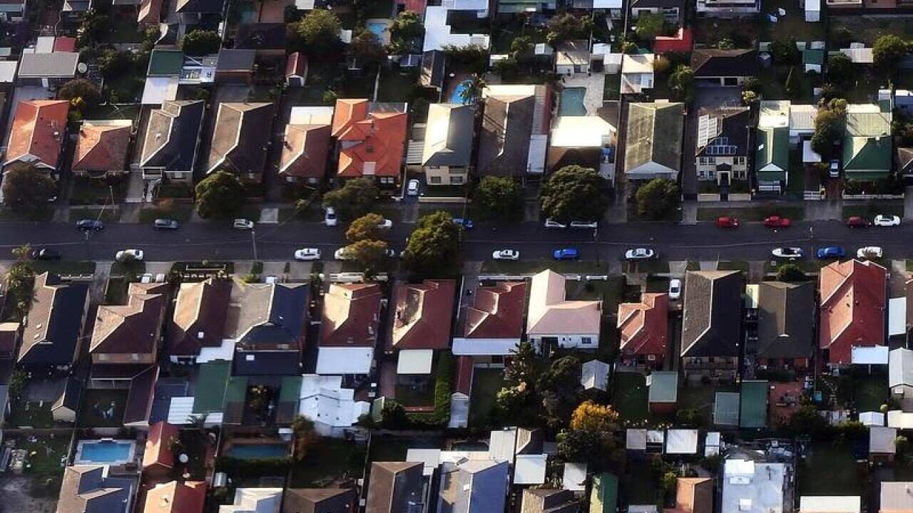 Houses in the Sydney suburb of Eastlakes