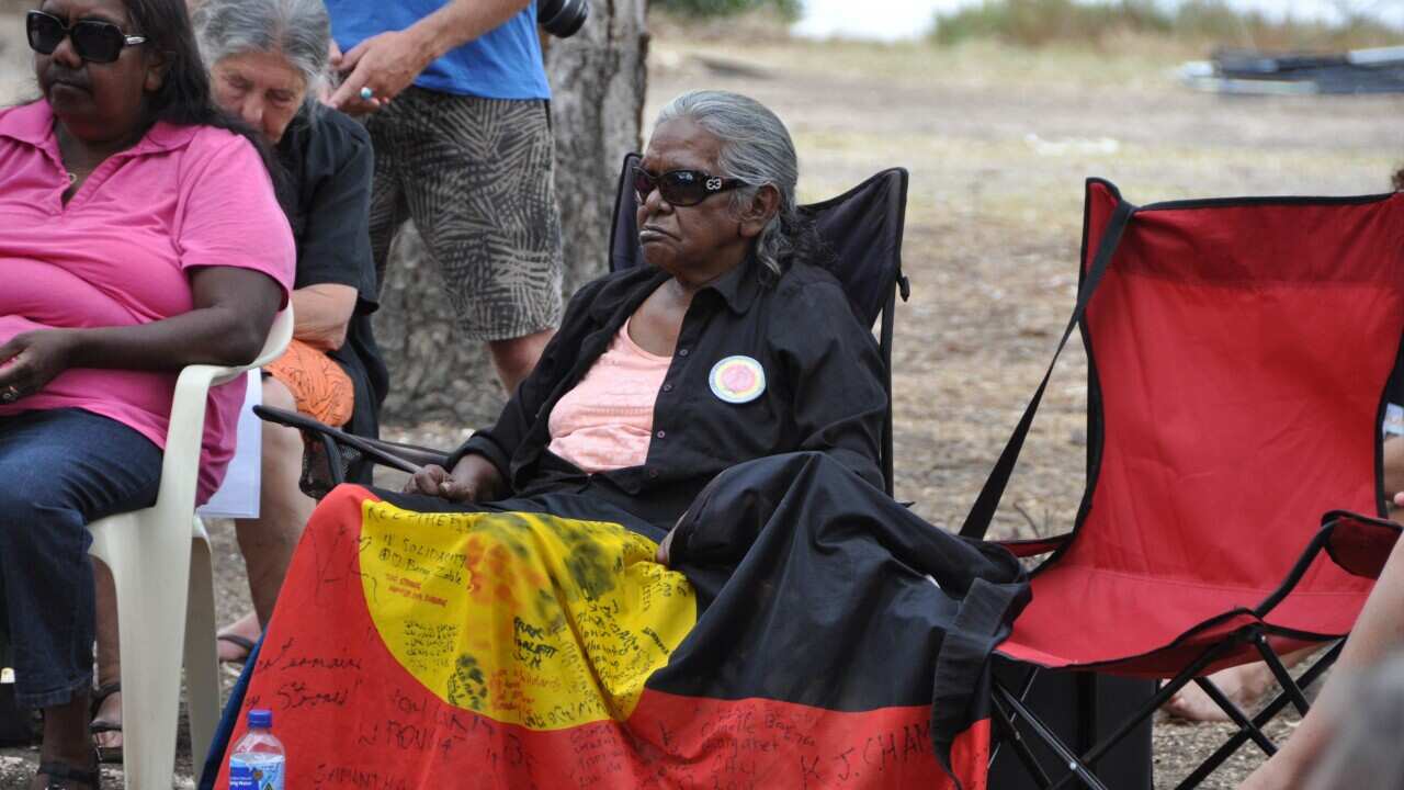 The Nyoongar Tent Embassy protesters on Perth's Heirisson Island have been evicted by Perth Council and Police. (AAP)