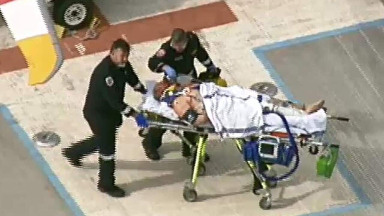 Drug trafficker Tony Mokbel is fighting for life after being stabbed in Victoria's Barwon Prison.