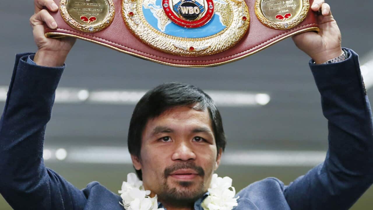 Filipino boxer Manny Pacquiao