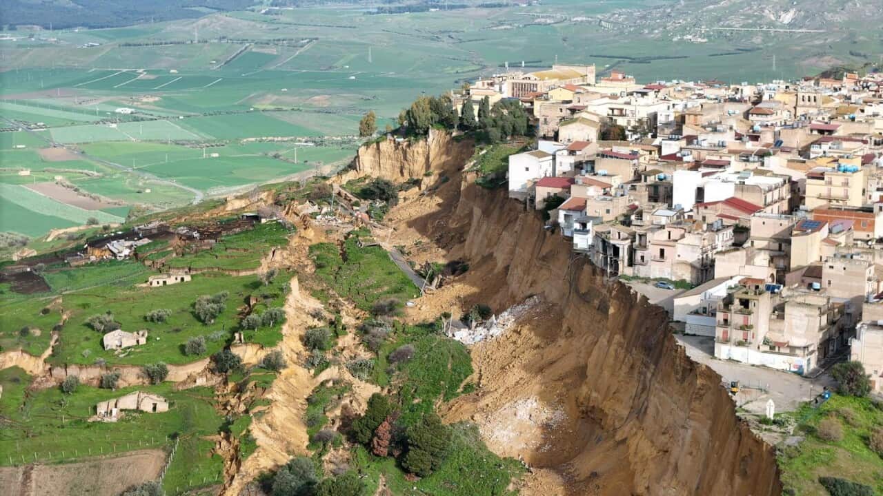 Hundreds of families evacuated in Sicily after landslide in Niscemi
