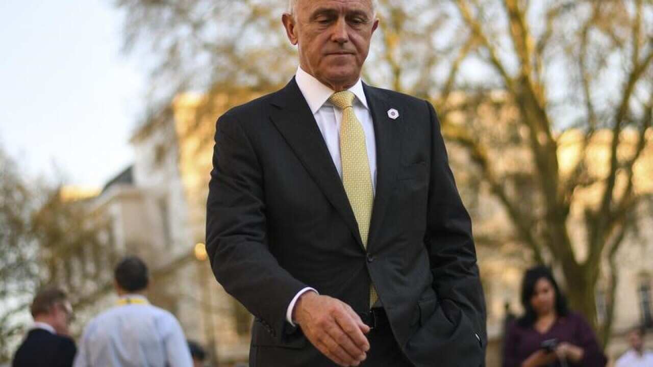 Prime Minister Malcolm Turnbull at CHOGM 2018.