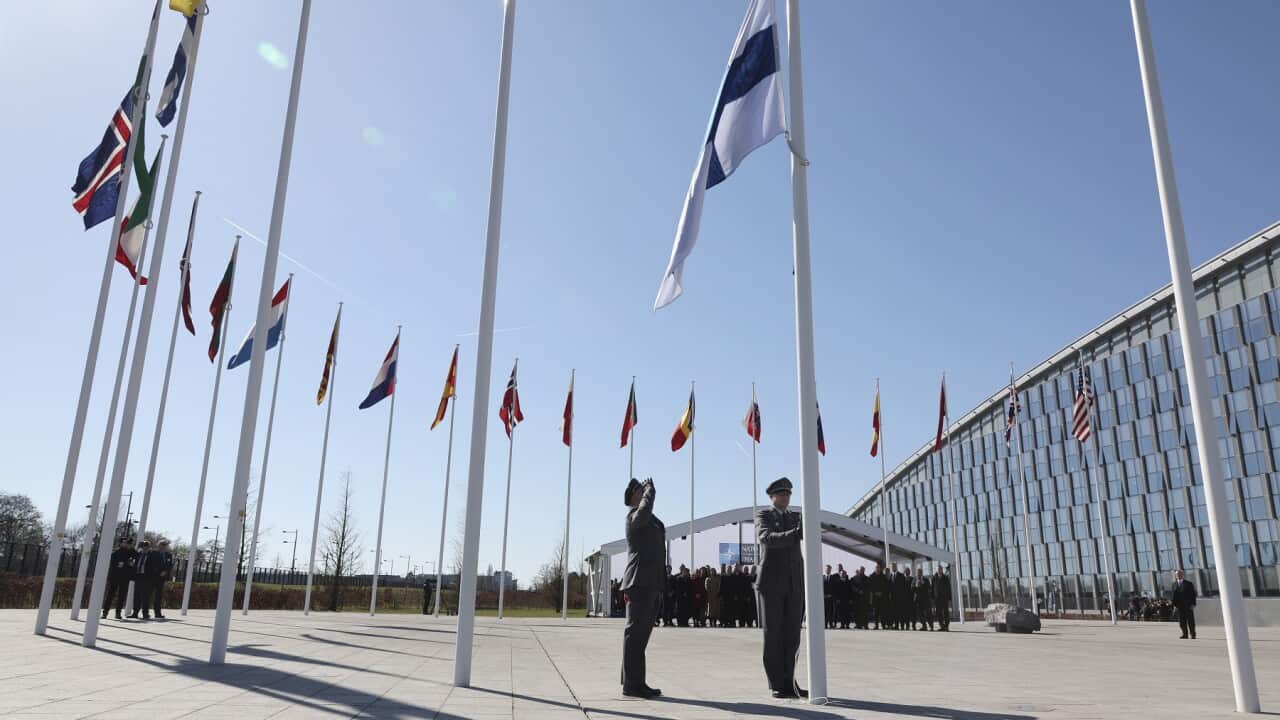 Belgium NATO Foreign Ministers Finland