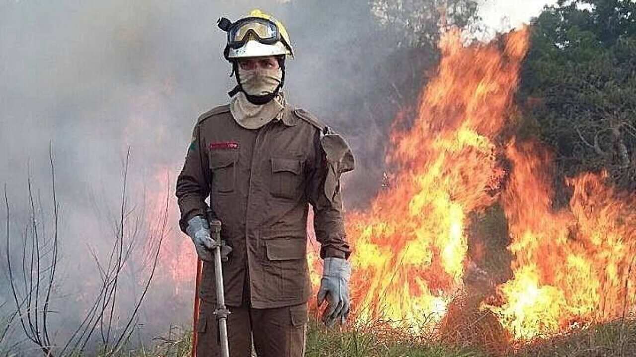 The fires in Brazil have been raging for three weeks.