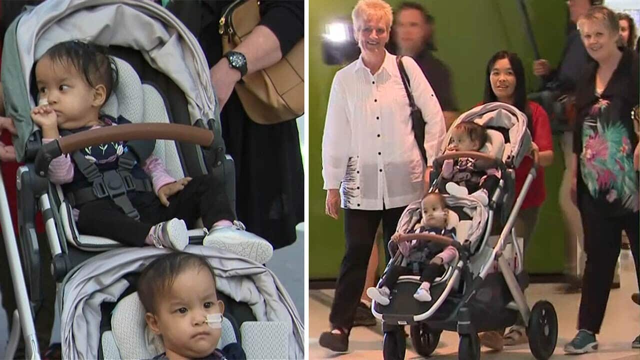 Bhutanese twins Nima and Dawa will take their first steps in public as separated girls when they leave a leading Melbourne pediatric hospital on Monday.