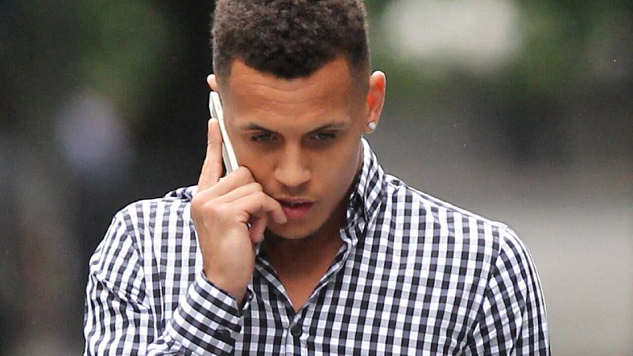 Footballer Ravel Morrison arriving at Manchester Magistrates Court