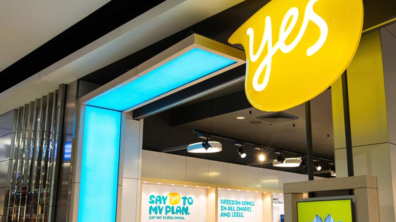 An Optus store in Sydney