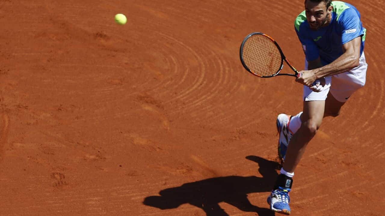 Spanish tennis player Marcel Granollers