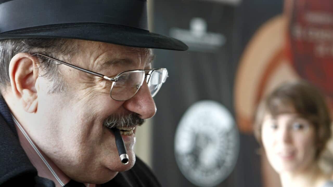 Italian novelist and semiotician Umberto Eco