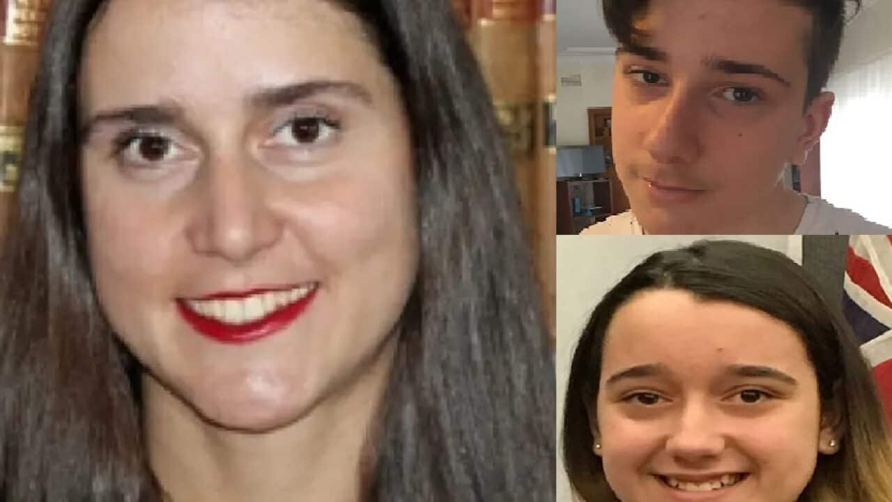 Olga Edwards was grieving her two teenage children who were shot dead by their father.