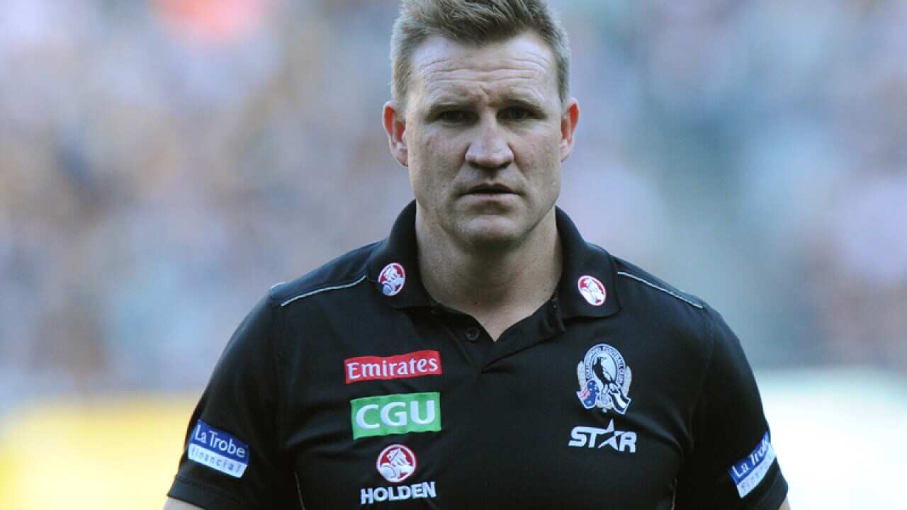 Collingwood coach Nathan Buckley