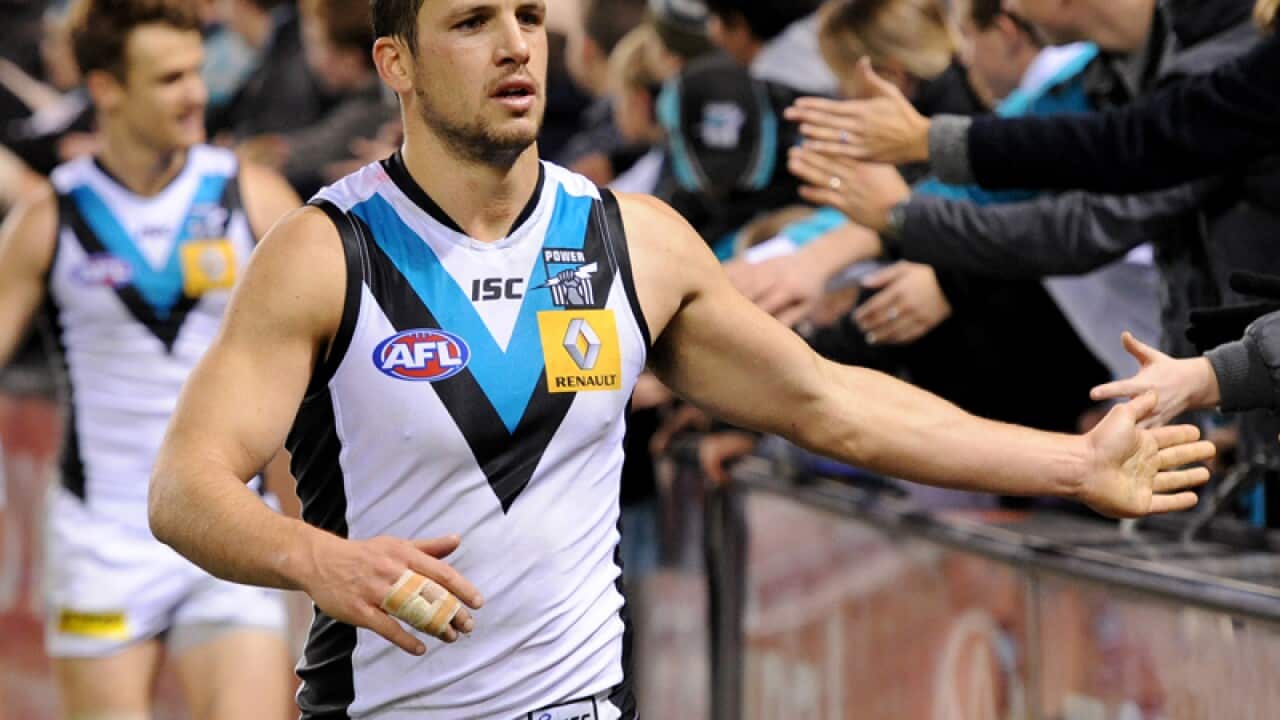 Travis Boak of Port Adelaide